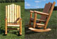 log furniture custom log rocking chair